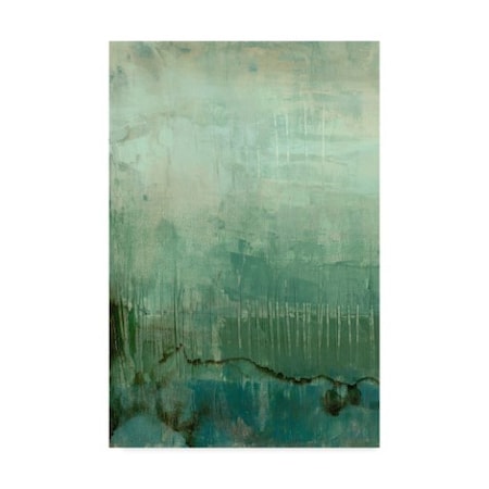 Jennifer Goldberger 'Emerald Sky I' Canvas Art,30x47